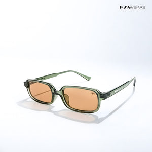Shimla Whisper - Olive Rust Rectangle Sunglasses - RB2776
