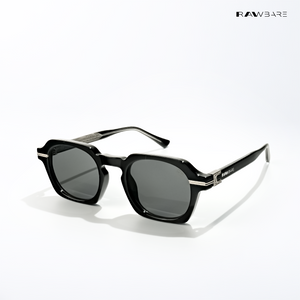 Leh Lucent - Midnight Peak Square Sunglasses - RB2643