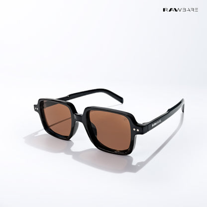 Meerut Grid - Sable Black Square Sunglasses - RB2799
