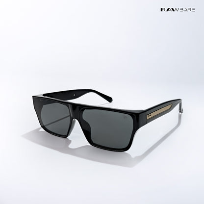 Kasauli Mono - Carbon Rectangle Cateye Sunglasses - RB2791