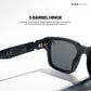 Vadodara Onyx - Sheer Black Rectangle Sunglasses - RB2789