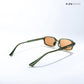 Shimla Whisper - Olive Rust Rectangle Sunglasses - RB2776