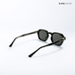 Leh Lucent - Midnight Peak Square Sunglasses - RB2643