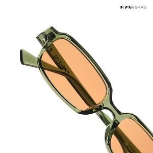 Shimla Whisper - Olive Rust Rectangle Sunglasses - RB2776