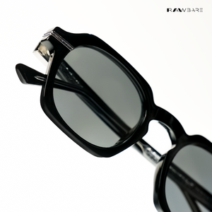 Leh Lucent - Midnight Peak Square Sunglasses - RB2643