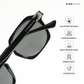 Leh Lucent - Midnight Peak Square Sunglasses - RB2643