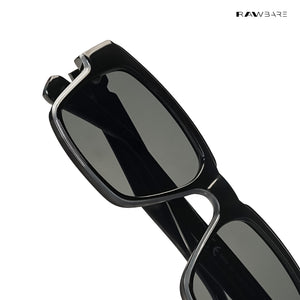 Vadodara Onyx - Sheer Black Rectangle Sunglasses - RB2789
