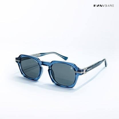 Leh Lucent - Blue Glacier Square Sunglasses - RB2645
