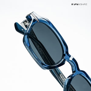 Leh Lucent - Blue Glacier Square Sunglasses - RB2645