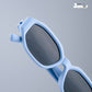 Candy Dash - Aqua Pop Kids Polarized Irregular Rectangle Sunglasses - RBK2523