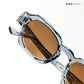 Leh Lucent - Earth Blue Square Sunglasses - RB2644