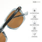 Leh Lucent - Earth Blue Square Sunglasses - RB2644
