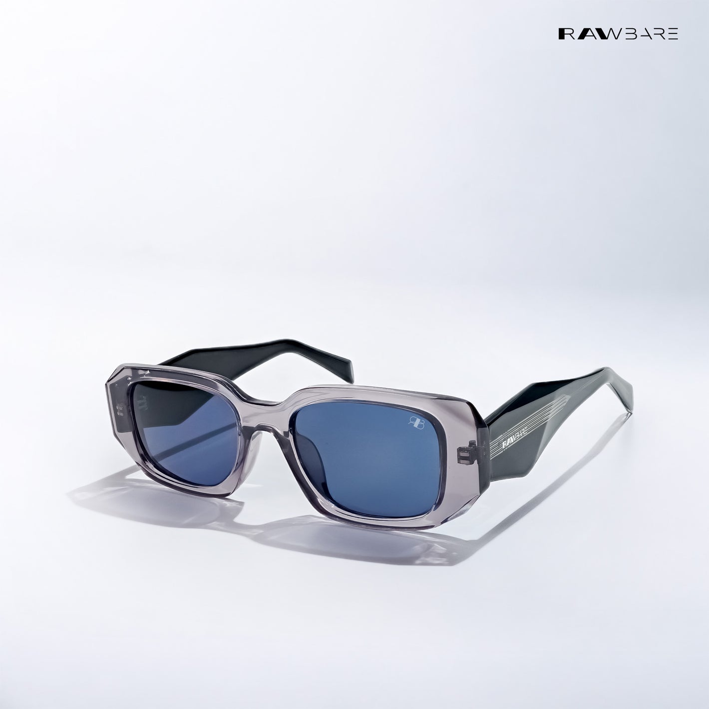 Darjeeling Dew - Mist Grey Irregular Rectangle Sunglasses - RB2772