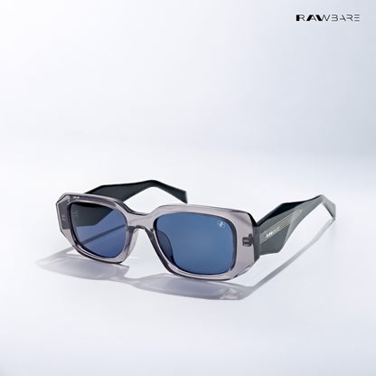Darjeeling Dew - Mist Grey Irregular Rectangle Sunglasses - RB2772