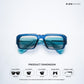 Bombay Breeze - Ocean Mist Rectangle Sunglasses - RB2766