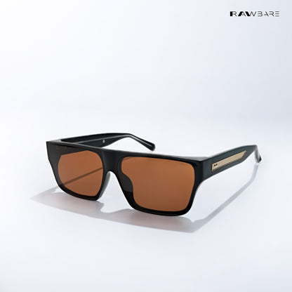 Kasauli Mono - Dark Mocha Rectangle Cateye Sunglasses - RB2792