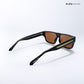 Kasauli Mono - Dark Mocha Rectangle Cateye Sunglasses - RB2792