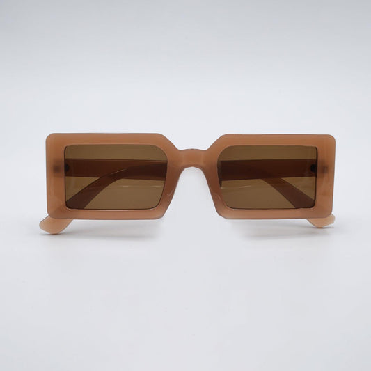 Nude Rectangle Sunglasses - RawBare
