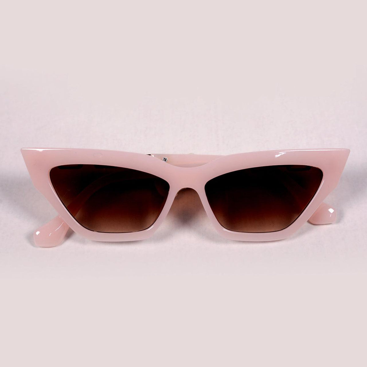 Pink Chain Cateye Sunglasses