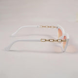 Chain Cateye Sunglasses - White / RB2339 - RawBare