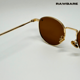 Classic Metal Sunglasses - Brown Gold / RB2419 - RawBare