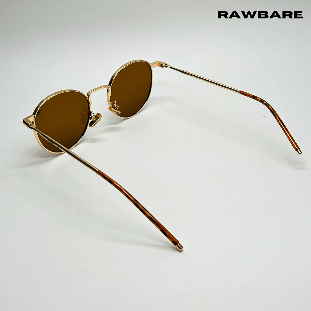 Classic Metal Sunglasses - Brown Gold / RB2419 - RawBare