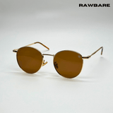 Classic Metal Sunglasses - Brown Gold / RB2419 - RawBare