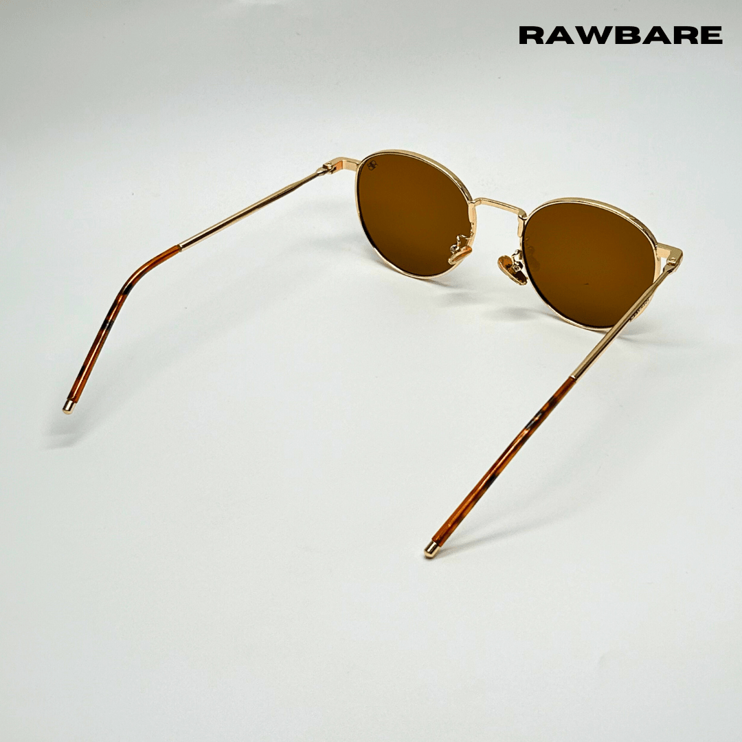 Classic Metal Sunglasses - Brown Gold / RB2419 - RawBare