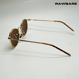 Classic Metal Sunglasses - Brown Gold / RB2419 - RawBare