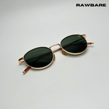 Classic Metal Sunglasses - Green Gold / RB2420 - RawBare