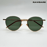 Classic Metal Sunglasses - Green Gold / RB2420 - RawBare