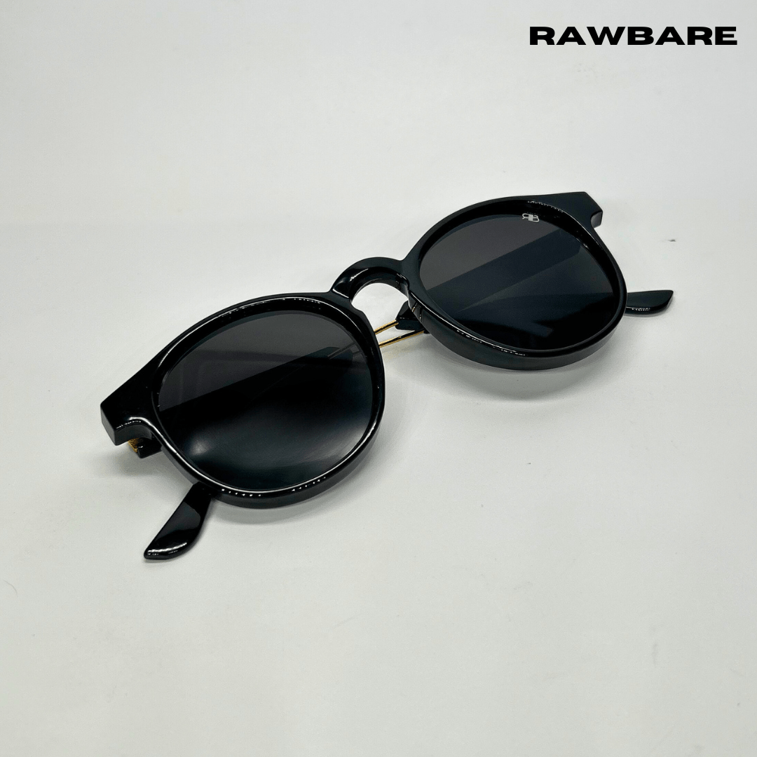 Classic Round Sunglasses Black RB2406 RawBare