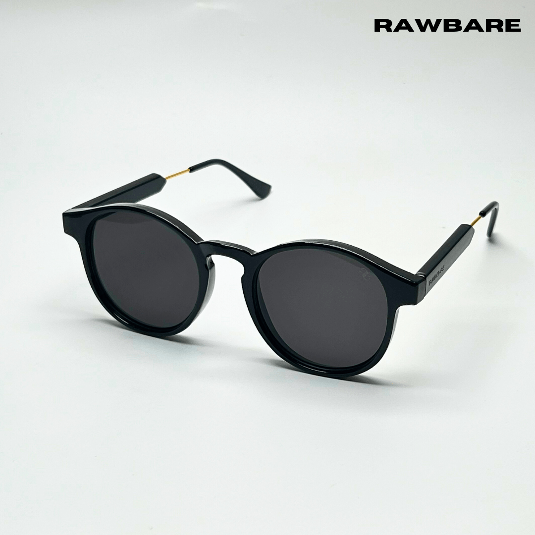 Classic Round Sunglasses - Black / RB2406 - RawBare