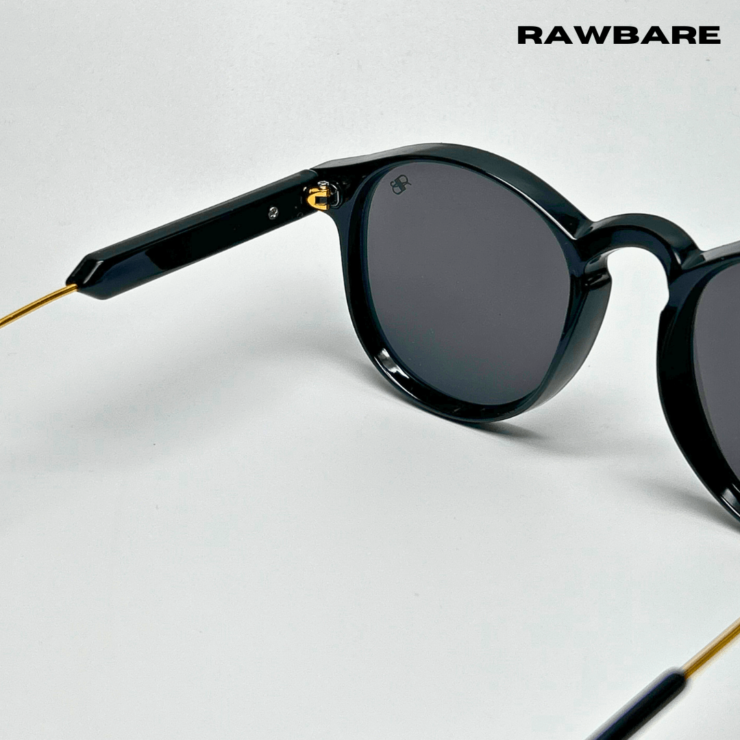 Classic Round Sunglasses - Black / RB2406 - RawBare