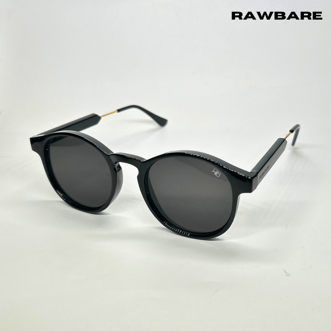 Classic Round Sunglasses - Black / RB2406 - RawBare