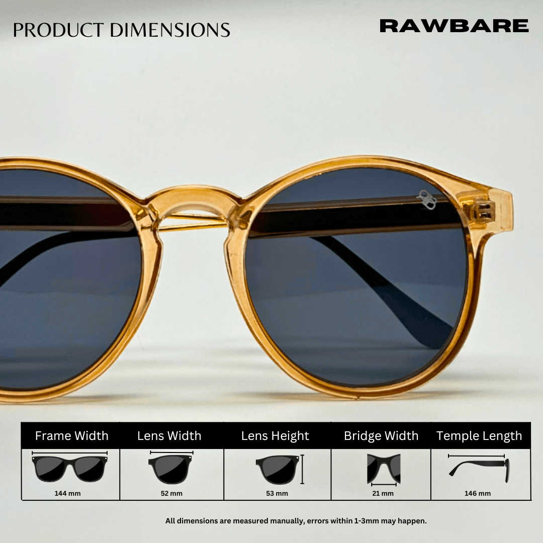 Classic Round Sunglasses - Honey / RB2408 - RawBare