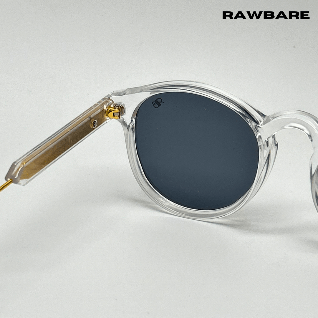 Classic Round Sunglasses - Transparent / RB2410 - RawBare