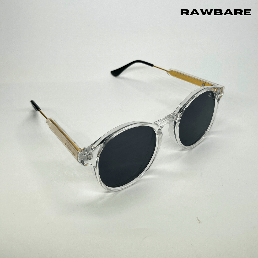 Classic Round Sunglasses - Transparent / RB2410 - RawBare