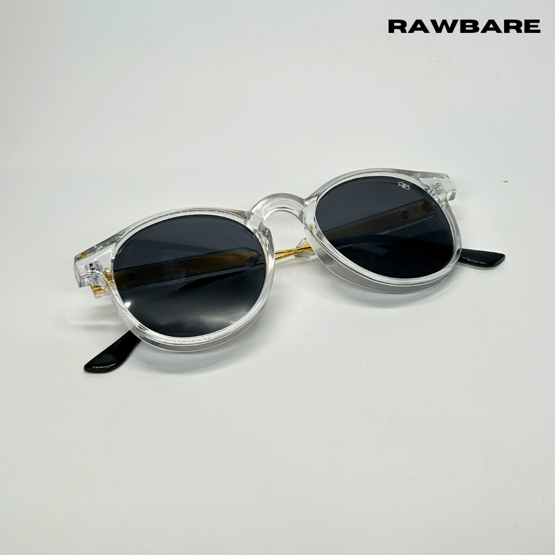 Classic Round Sunglasses - Transparent / RB2410 - RawBare