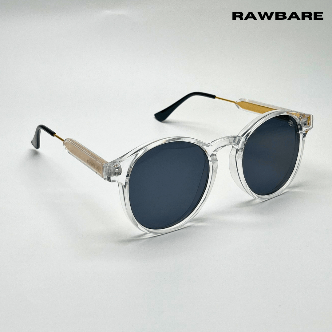 Classic Round Sunglasses - Transparent / RB2410 - RawBare