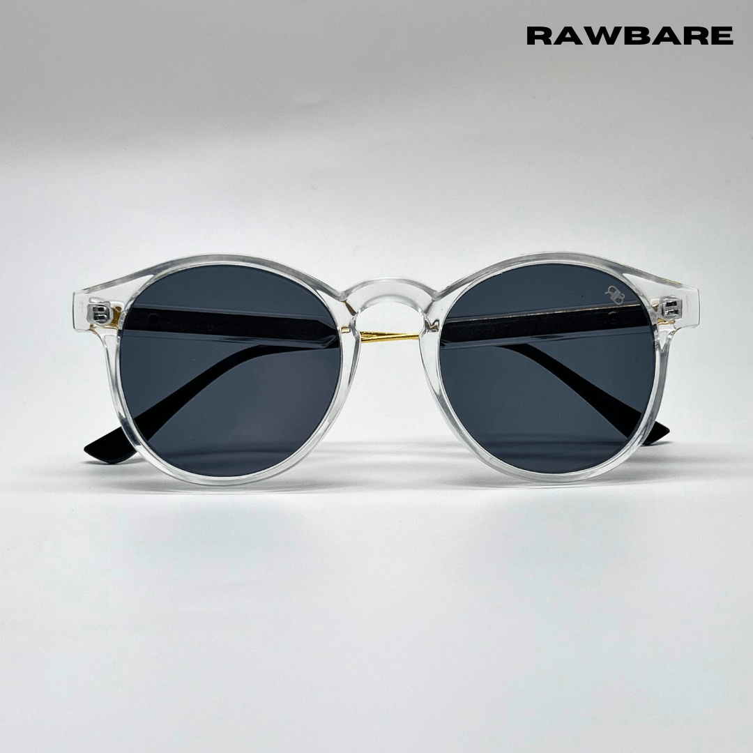 Classic Round Sunglasses - Transparent / RB2410 - RawBare