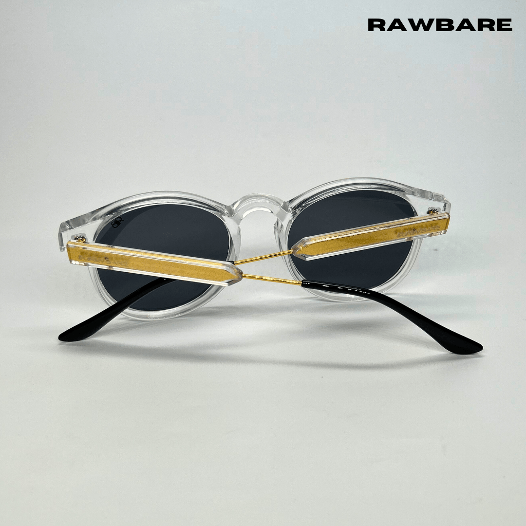 Classic Round Sunglasses - Transparent / RB2410 - RawBare