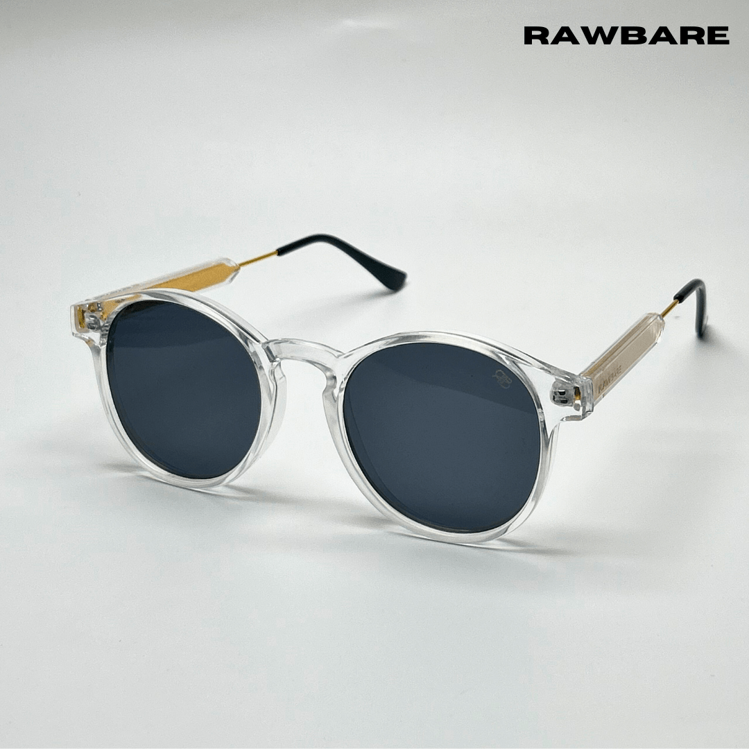 Classic Round Sunglasses - Transparent / RB2410 - RawBare