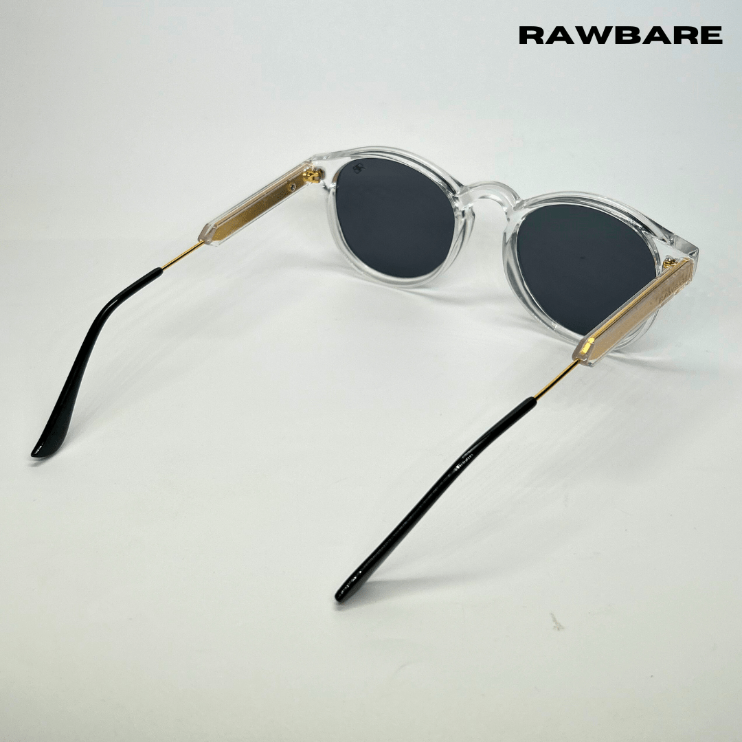 Classic Round Sunglasses - Transparent / RB2410 - RawBare