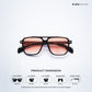 Diu Dawn - Citrus Night Square Sunglasses - RB2765