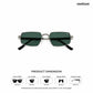 Dune - Cactus Rectangle Sunglasses - RB2860