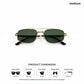 Forest - Bamboo Geometric Aviator Sunglasses - RB2886