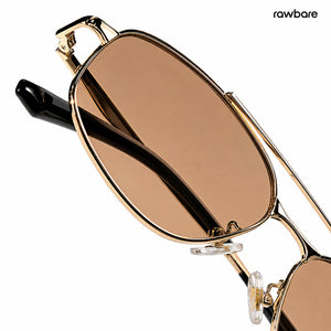 Forest - Gold Rush Geometric Aviator Sunglasses - RB2882