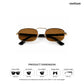 Fossil - Ancient Rectangle Sunglasses - RB2870