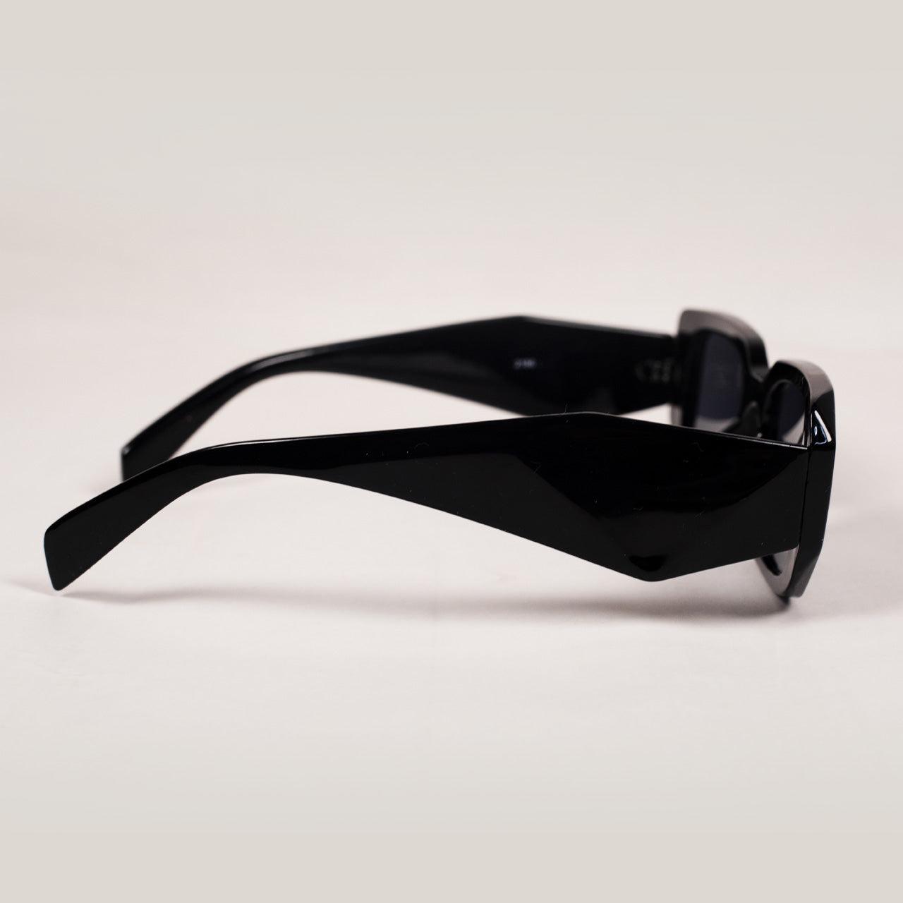 Irregular Rectangle Sunglasses - Black / RB2341 - RawBare